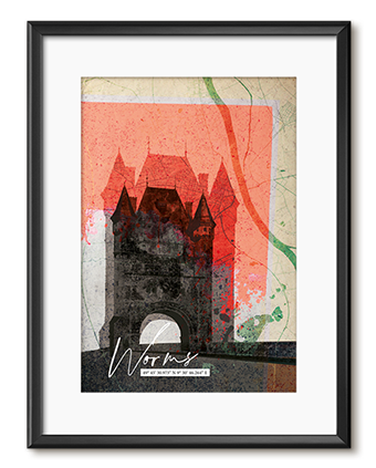 Worms Stadtplan WO 01