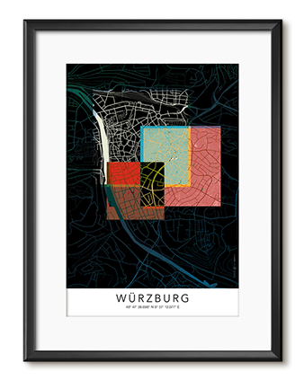 Würzburg WUE 01 Stadtplan