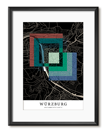 Würzburg WUE 02 Stadtplan